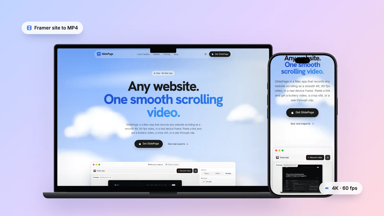 How to Export a Framer Website as an MP4 Video (Smooth 4K Scroll)